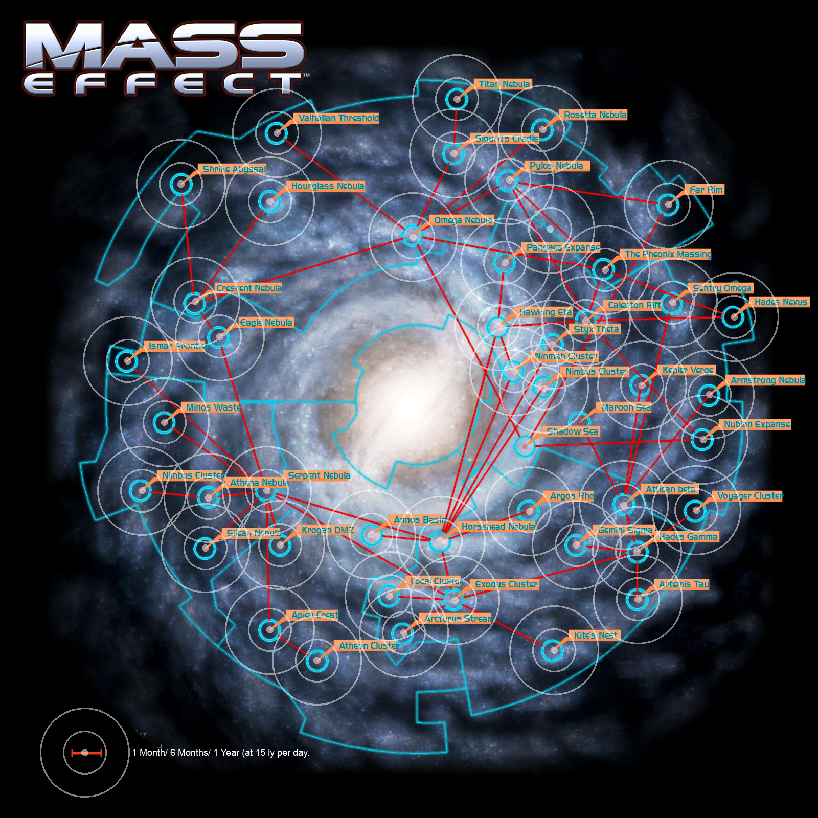Mass Effect Star Chart